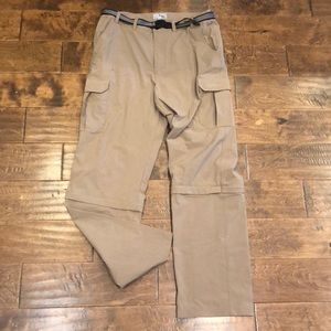 LL Bean Men’s Hiking Fishing Nylon ZIP off Pants